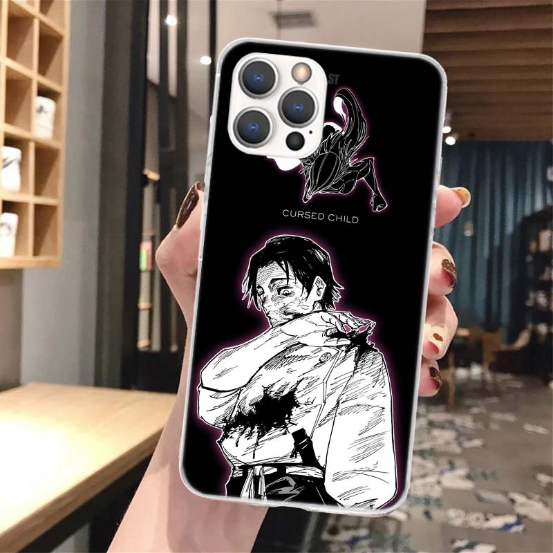 Kaisen J-Jujutsu Art Soft Phone Case For iPhone 17 Air 16 16E 15 14 Plus 13 Mini 12 11 Pro Max X XR XS 7 8 + SE 2020 Pattern Cov