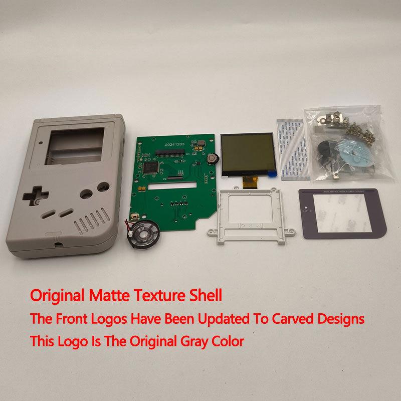 2.5-inch grayscale screen suitable for Gameboy GB DMG LCD Easy to install. No need to cut open the shell