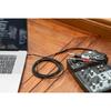 Dual 6.35mm Male To 3.5mm Female Cord 3.5mm To Dual 1/4 Audio Splitters Cable