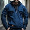 Men's Hoodies Sweatshirt Solid Color Long Sleeve Pullover Street Coats Casual Spring Tops Sweatshirt