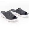 Fashion Women Slippers Elastic Shoes 2025 New Summer Women Slippers Lightweight Slip on Heeled Sandals Female Slides Women Flats Sandals