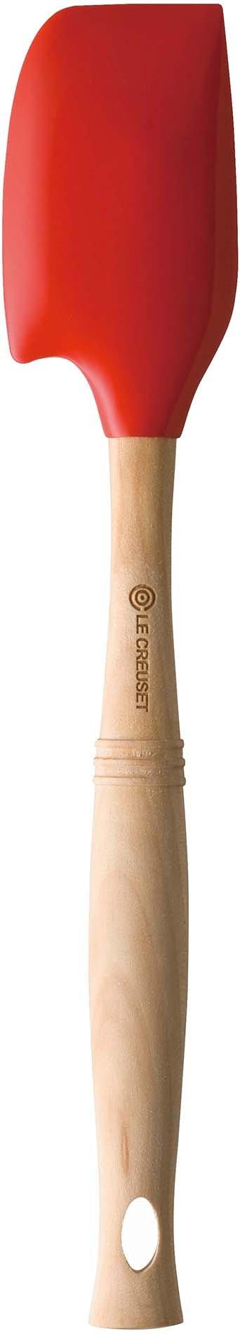 

Le Creuset Силиконовая Лопатка Гурман ПРОТИВ Вишневая Жаро- и Холодостойкая Японская (M), Красный, [Официальный продукт]