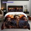 Supernatural Legacy Seasons Mystery Magic Three-piece Set (1 * Duvet Cover + 2 * Pillowcase, Without Core) 2D Flat Christmas Birthday Gift