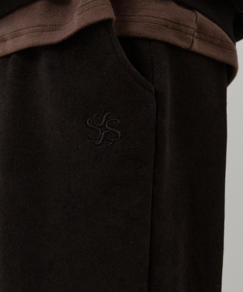Wednesday Oasis Soft Brushed Wide String Sweatpants_Black(W25-Pt30)