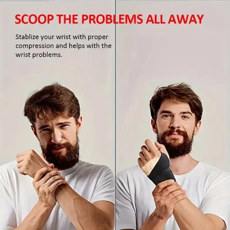 Adjustable Wrist Brace For Carpal Tunnel Tendinitis Pain Relief Sport Support Wrap For Arthritis Sprains