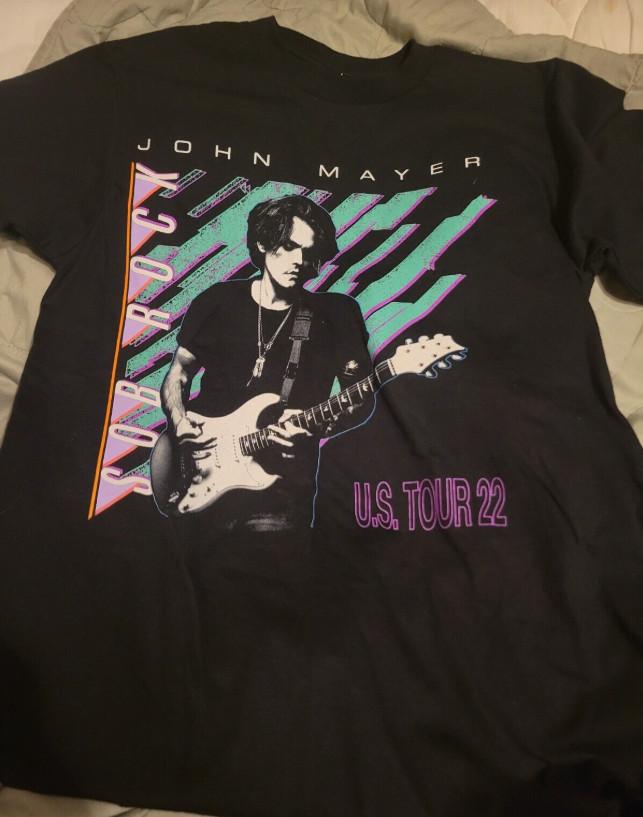 John Mayer SOB ROCK Tour Unisex Short Sleeve T-Shirt Full Size Unisex T-Shirt M