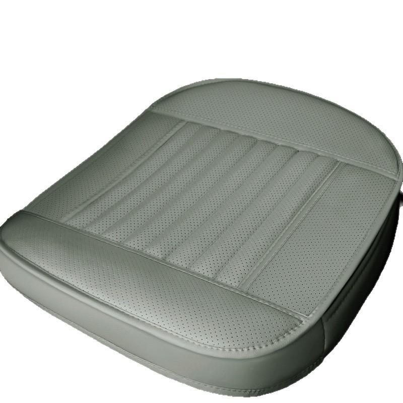 Almofada de Assento de Carro Perfurada em Couro Integral para Todas as Estações - Compatível com Rav4, Corolla, Hilux, CRV, F150.