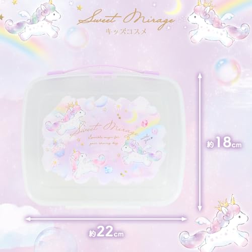 Conjunto de Paleta de Maquiagem Unicórnio Shobido, Removível com Sabão, Paleta Colorida Multicolor