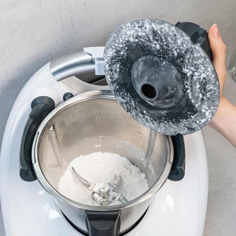 Innovative Garlic Press Splash Guard Mixing Bowl Reducer Suitable for TM5 TM6 Keep Your Kitchen Clean and Safe