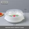 Microwave Multi-Layer Steaming Rack for Buns - High-Temperature Household Steamer Plate.