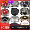 Car Sticker 2025 Hot For Mercedes Benz 4 Pieces/Set 75mm For Mercedes Benz AMG W203 W206 W220 W205 W211 W212 Car Wheel Center Hu