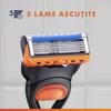 Gillette Fusion5 Men's Razor, 1 Razor Handle with 5-Blade Refills, Precision Trimmer, 5 Blades for a Close and Long-Lasting Shave