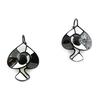 NOA [G5757] - Boucles Créateur 'Arlequin' noir blanc