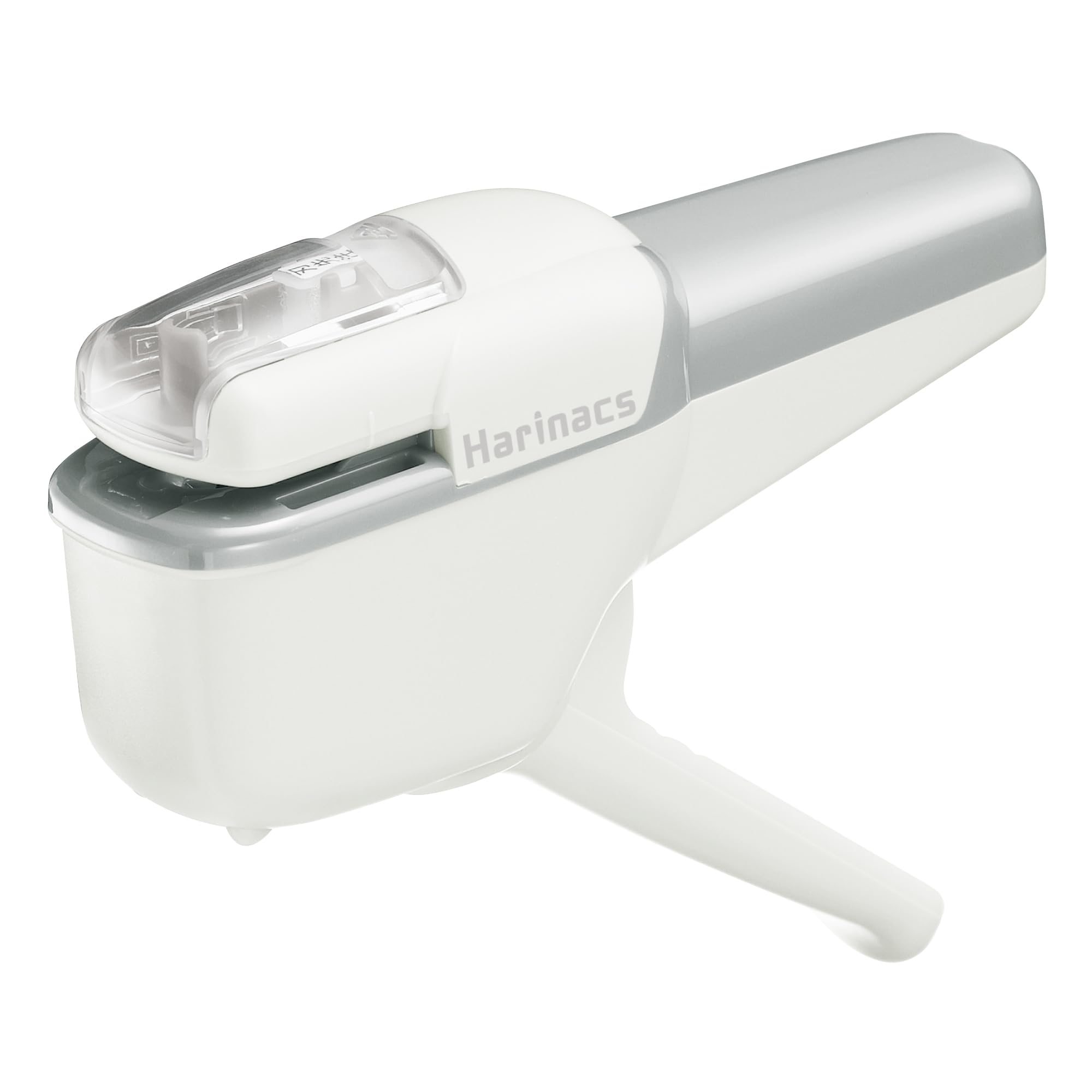 

Kokuyo Harinacs Handy Stapleless Pale Stapler, 10-Sheet Capacity, White, SLN-MSH110PW