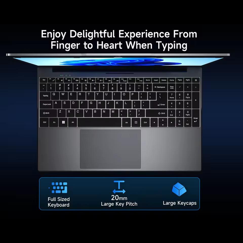 BMAX X15 Power Laptop 15,6'' 16 GB DDR4 RAM 512 GB SSD Windows 11 Notebook Intel Core I3-8109U CPU Office Computer