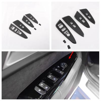 Für KIA Sportage NQ5 2022 ABS Carbon Fiber Innen Fensterheber Schalter Taste Panel Abdeckung Auto