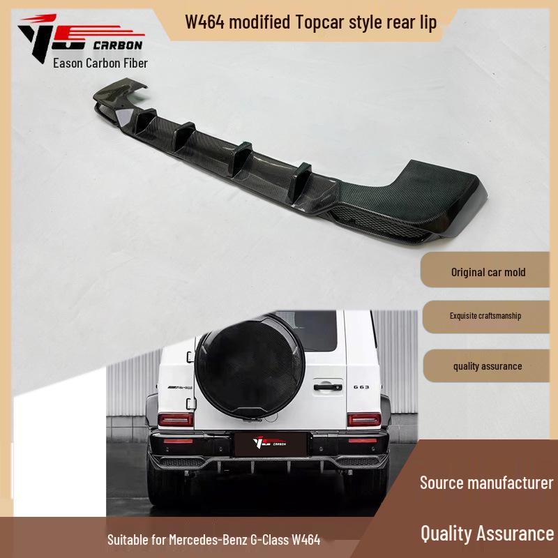 Carbon Fiber Rear Lip for 2019+ Mercedes-Benz G-Class W464 (Topar Style)