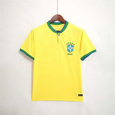 Brazil Jersey Home Football Jersey Plus Fattened Neymar 2223Brazil Home Jersey Shirt