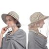 Mosquito-proof and insect-proof beekeeping mesh bucket hat sun hat outdoor farm face cover neck anti-sun hat