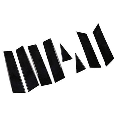 8 Pièces Pour Nissan Altima 13-18 Montants de Pilier B Noir Brillant Garniture de Fenêtre et de Porte