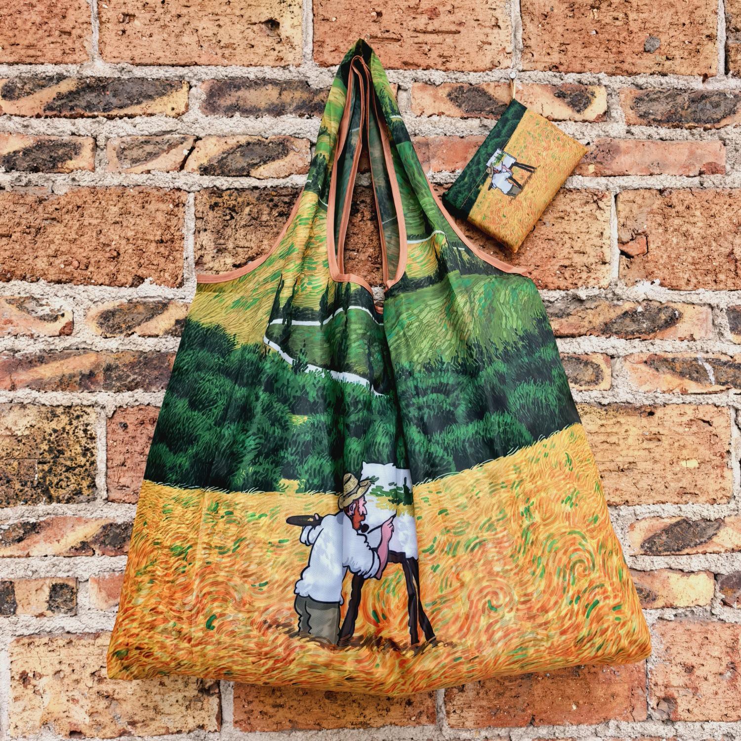 Eco-friendly Large Capacity Folding Shopping Bag for Groceries & Vegetables Large