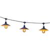 Outdoor Luminous Solar Garland - LUMISKY - VINTY LIGHT SOLAR - 6 M - 10 Filament Bulbs - Warm White LEDs