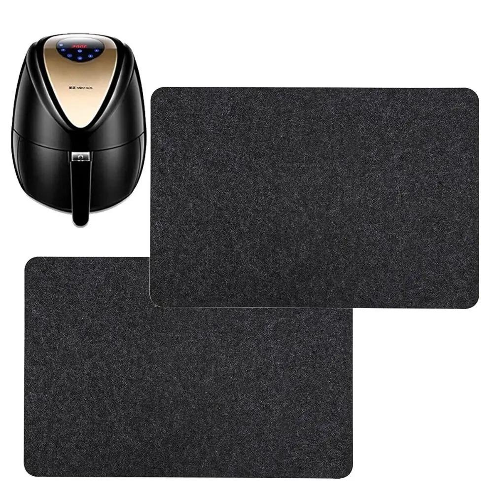 2pcs Silicone Surface Air Fryer Heat Resistant Pad Heat Insulation Countertop Protector Mat  Worktop