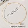 Geometric Heart Zircon Pendant Necklace For Women Fashion Student Casual Jewelry
