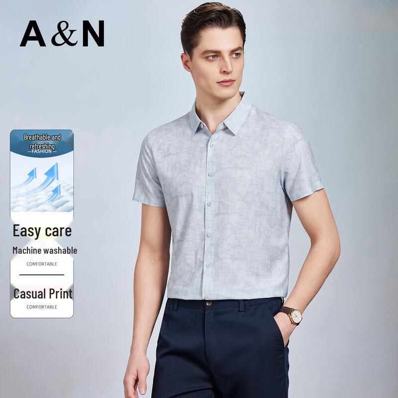 Men s Printed Polo Short Sleeve Shirt 52