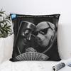 Tung Tung Sahur John Pork Motion At Your Front Door Pillowcases Novelty Pillow Case For Couch Sofa Bedroom Comfy Pillow Cover
