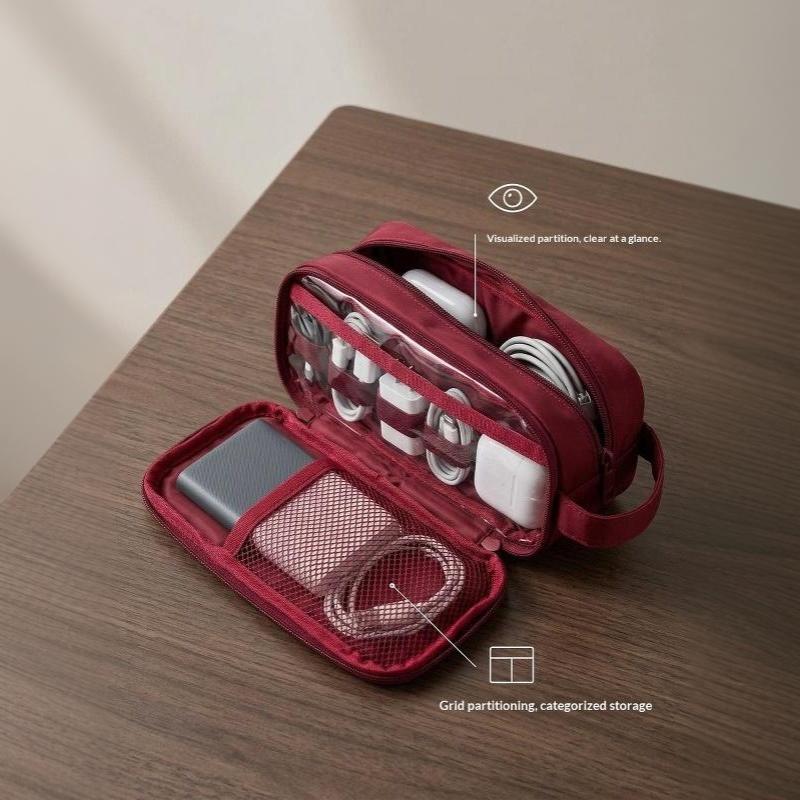 Double Layer Cosmetic Bag Travel Makeup Organizer Large Capacity Toiletry Bag Multifunction Pencil Case Brush Holder