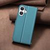 Kožené pouzdro pro iPhone 17 BINFEN COLOR Čtvercová mřížka Peněženka Stojánek Kryt na telefon