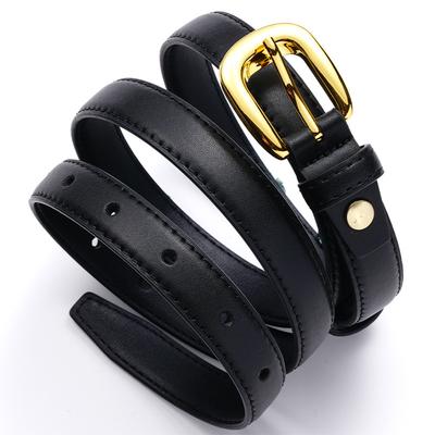 Women's Belt, Pin Buckle, Small Belt, Small Clear Female Slim Korean Style Lady's Belt Belt