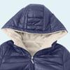Women's Fashion Casual Coat Cotton Jacket Short Padded Loose Hooded Cotton Jacket