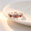 Bf Club   Rings For Women Simple Geometric Handmade Irregular Retrored Wheat Shape Ring Allergy For Birthday Gift