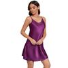 1011 New Herushi Summer Cool Wind V-Neck Short Suspender Sexy Slim Home Dress