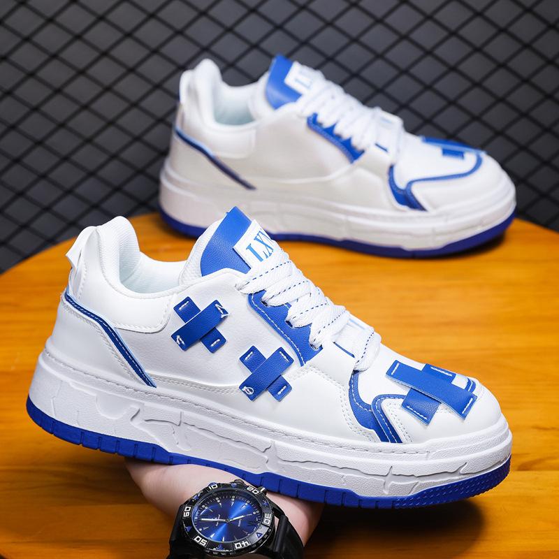 Fashion Black White Fashion Men's Sneakers Comfortable Casual Shoes for Men Outdoor Sports Shoes Platform  Running Men Shoes Autumn New