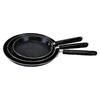 Antihaft-Pfannen-Set 3 Stück 18cm+22cm+26cm Aluminium Pfannkuchenpfanne für Induktions- / Gasherd Hausmannskost