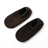 Winter rutschfeste Fleecefutter Socken 240~270mm braune Thermosocken
