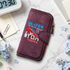 Skater Print Long Wallet Portable Multi Card Holder Fashion Casual Daily Purse