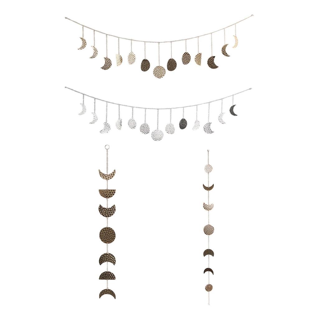 Phase Hanging Decor, Moon Cycle Banner for Wedding and Apartment