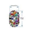 3Pcs Bicycle Tire Valve Sticker Universal Bike Valve Pad Sticker Tire Air Nozzle PVC Sticker Valve Decal Protector Cover