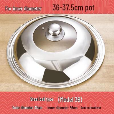 Couvercle de Wok en Acier Inoxydable Zhao Ran