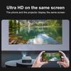 Portable   Projector Home Theater Mobile Phone Projector for Screen Projection