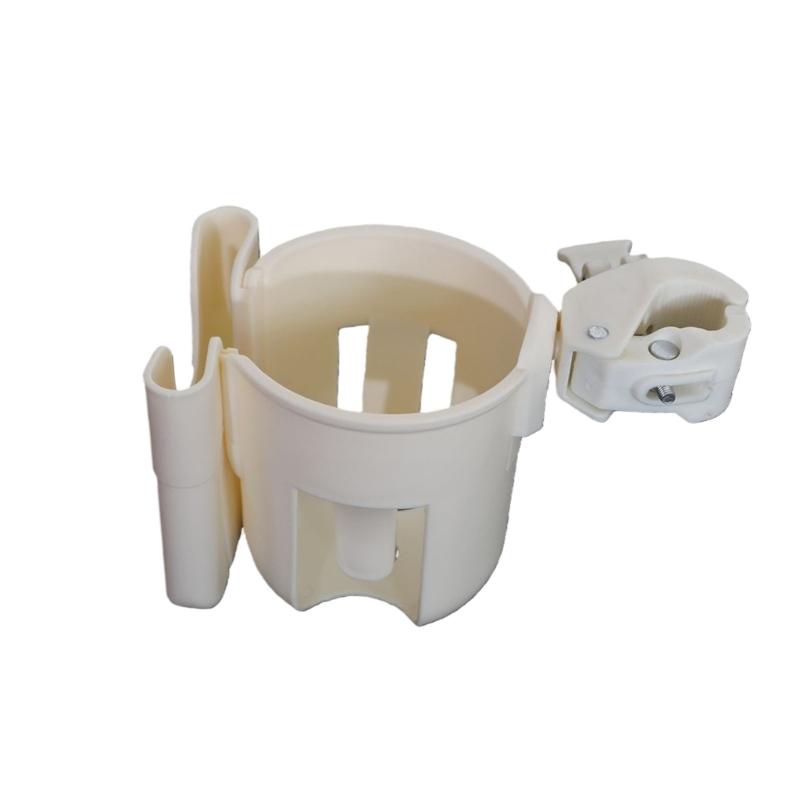 Simple Baby Strollers Cup Holder Double Use Phone Stand No Tool Assembly Universal Compatibility Plastic Construction