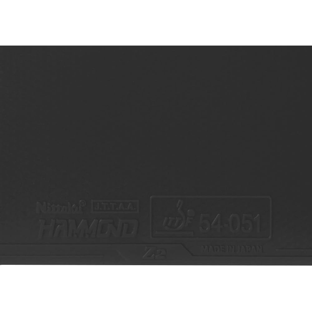 Nittaku Hammond Z2 Table Tennis Rubber Soft Black NR-8591 2.1mm