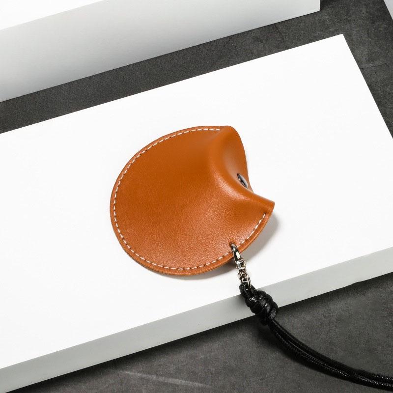 Portable Leather Bluetooth Earphone Neck Pouch & Coin Purse