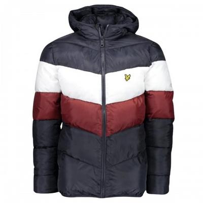 Mens Colour Block Puffer Jacket