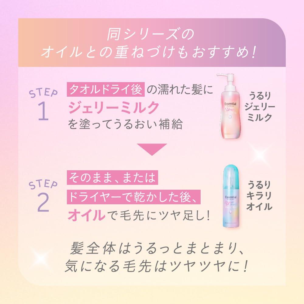 Essential Premium Nourishing Jelly Milk 140ml, White Peach & Musk Fragrance