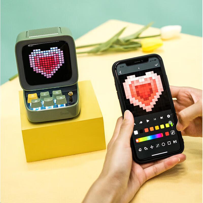 Divoom Ditoo-Mic Portable Pixel Art Bluetooth Karaoke Speaker